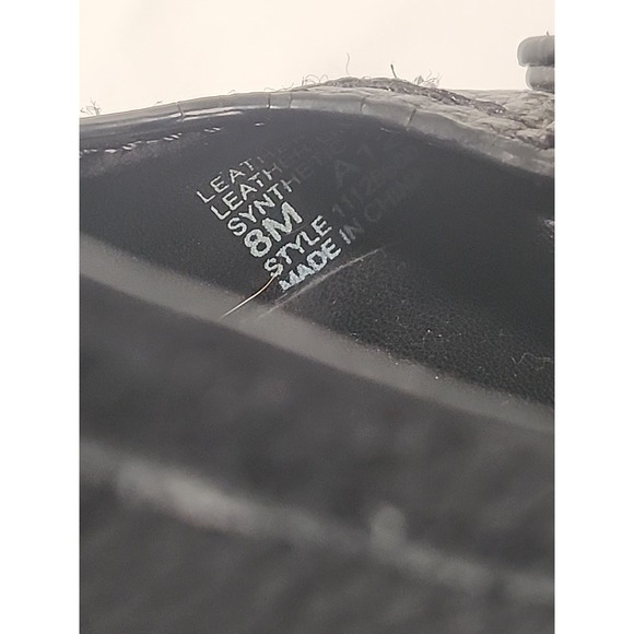 TORY BURCH Amanda Size 8M Wedge Heels Brass Medallion Logo Black Leather - Picture 8 of 16